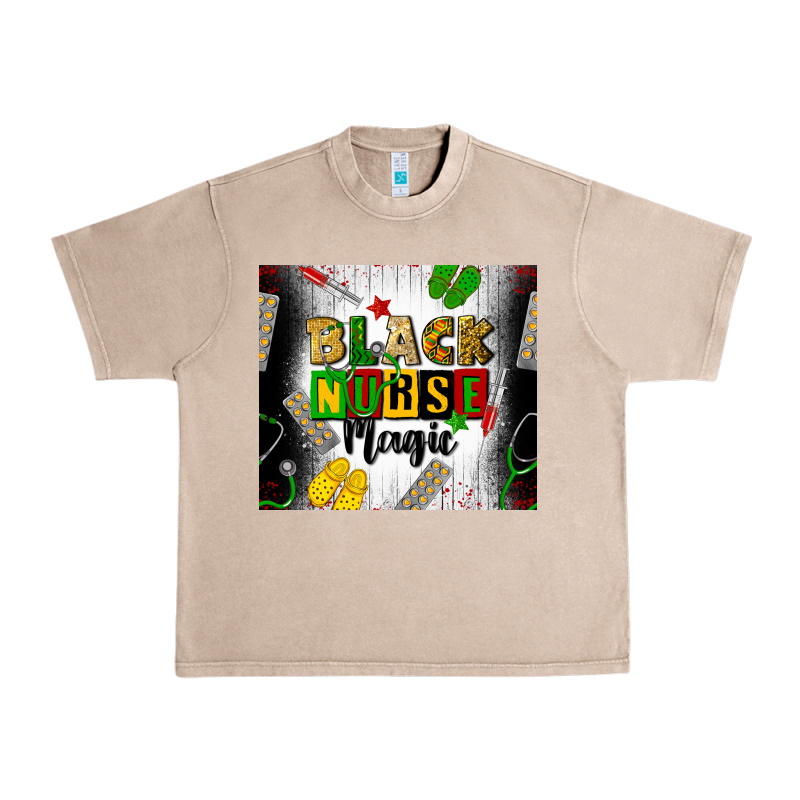 Black Nurse Magic Urban Heavy Tee by CowGirlArtShop | Teevron