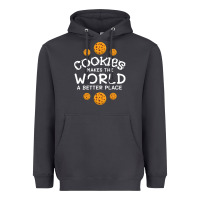 Smoke funny cookie lover baking cookies baker candy gift Heavyweight Hoodie - trangStudio