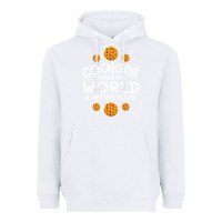 White funny cookie lover baking cookies baker candy gift Heavyweight Hoodie - trangStudio