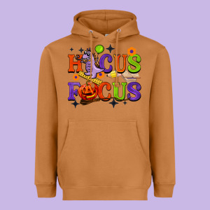 Hocus Focus Halloween Teacher Heavyweight Hoodie Designed By Barkaloodesign