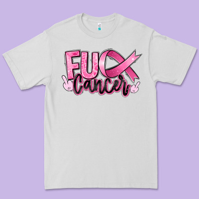 Fuck Breast Cancer Premium Tee Designed By Ranaportraitstore