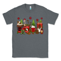 Charcoal Heather Christmas coffee cups Classic Tee - texasbilliewilder