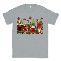 Heather Grey Christmas coffee cups Classic Tee - texasbilliewilder