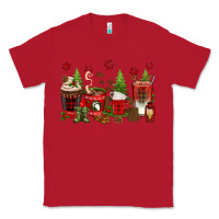 Red Christmas coffee cups Classic Tee - texasbilliewilder
