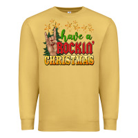 Antique Gold have a rockin christmas Premium Sweatshirt - BarkalooDesign