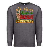 Charcoal Heather have a rockin christmas Premium Sweatshirt - BarkalooDesign
