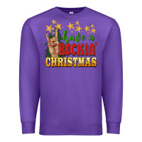 Purple have a rockin christmas Premium Sweatshirt - BarkalooDesign
