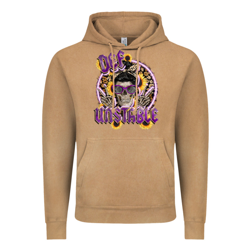 Def Unstable Vintage Hoodie by CowGirlArtShop | Teevron