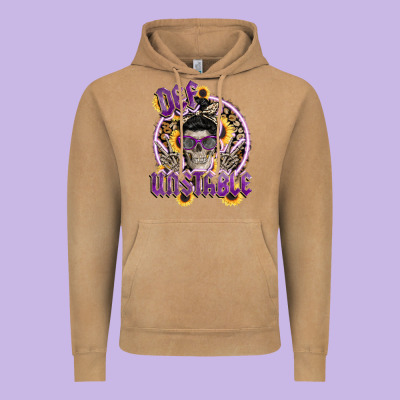 Def Unstable Vintage Hoodie Designed By Cowgirlartshop