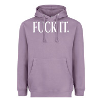 Lavender F It Period Dot Heavyweight Hoodie - trangStudio