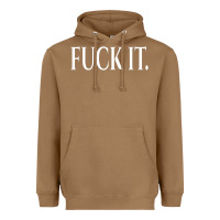 Toasted Coconut F It Period Dot Heavyweight Hoodie - trangStudio