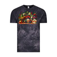 Cloud Black cinco de mayo gnomes Vintage Tee - CowGirlArtShop