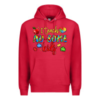 Cardinal i teach au some kids Premium Hoodie - LillyAllenDesigns