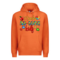 Carrot i teach au some kids Premium Hoodie - LillyAllenDesigns