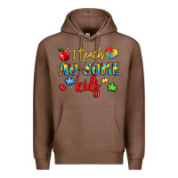 Chestnut i teach au some kids Premium Hoodie - LillyAllenDesigns