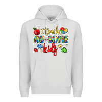 Dove Grey i teach au some kids Premium Hoodie - LillyAllenDesigns
