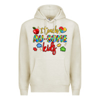Oatmeal Heather i teach au some kids Premium Hoodie - LillyAllenDesigns