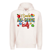 Pale Pink i teach au some kids Premium Hoodie - LillyAllenDesigns