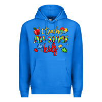 True Royal i teach au some kids Premium Hoodie - LillyAllenDesigns