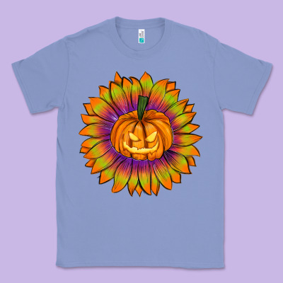 Halloween Sunflower Classic Tee Designed By Ranaportraitstore