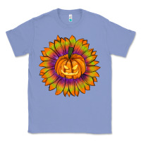Colony Blue Halloween Sunflower Classic Tee - RanaPortraitStore