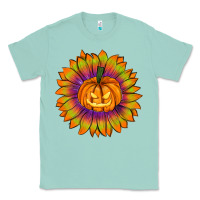 Seafoam Halloween Sunflower Classic Tee - RanaPortraitStore