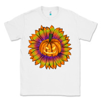 White Halloween Sunflower Classic Tee - RanaPortraitStore