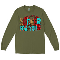 Army Green sucker for you olivia Long Sleeve Tee - OliviaCreatesArt
