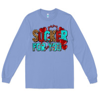 Colony Blue sucker for you olivia Long Sleeve Tee - OliviaCreatesArt