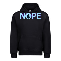 Black NOPE  Blue Magic  Island Mana Symbol Urban Hoodie - trangStudio