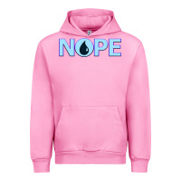 Fuchsia Pink NOPE  Blue Magic  Island Mana Symbol Urban Hoodie - trangStudio