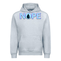 Heather Grey NOPE  Blue Magic  Island Mana Symbol Urban Hoodie - trangStudio