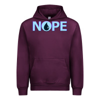 Mauve Wine NOPE  Blue Magic  Island Mana Symbol Urban Hoodie - trangStudio