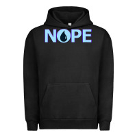 Pigment Black NOPE  Blue Magic  Island Mana Symbol Urban Hoodie - trangStudio