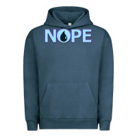 Pigment Midnight Navy NOPE  Blue Magic  Island Mana Symbol Urban Hoodie - trangStudio