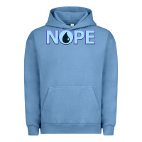 Pigment Pebble Blue NOPE  Blue Magic  Island Mana Symbol Urban Hoodie - trangStudio