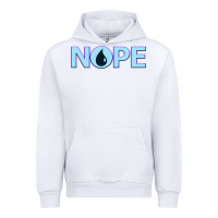 White NOPE  Blue Magic  Island Mana Symbol Urban Hoodie - trangStudio
