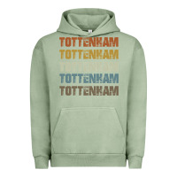 Pigment Oil Green Retro Vintage Tottenham London Urban Hoodie - trangStudio