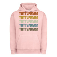 Pigment Salmon Retro Vintage Tottenham London Urban Hoodie - trangStudio