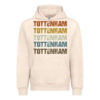 Sandshell Retro Vintage Tottenham London Urban Hoodie - trangStudio