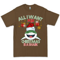 Cacao All I Want For Christmas Is A Shark Premium Tee - Bettercallsaul