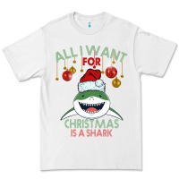 White All I Want For Christmas Is A Shark Premium Tee - Bettercallsaul