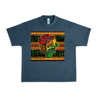 Midnight Navy black history is world history Urban Heavy Tee - CowGirlArtShop