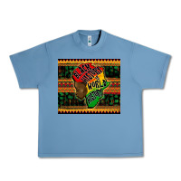 Pebble Blue black history is world history Urban Heavy Tee - CowGirlArtShop