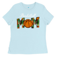 Baby Blue Basketball Mom Ladies Tee - Bettercallsaul