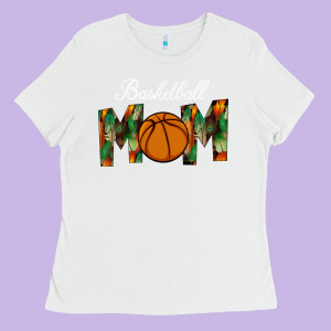 Basketball Mom Ladies Tee Designed By Bettercallsaul