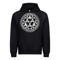 Black M.C. Escher Circle Limit IV Urban Hoodie - trangStudio
