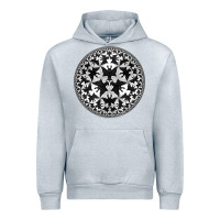 Heather Grey M.C. Escher Circle Limit IV Urban Hoodie - trangStudio