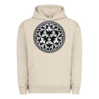 Pigment French Oak M.C. Escher Circle Limit IV Urban Hoodie - trangStudio