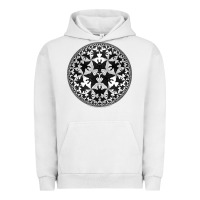 Pigment Lunar Rock M.C. Escher Circle Limit IV Urban Hoodie - trangStudio